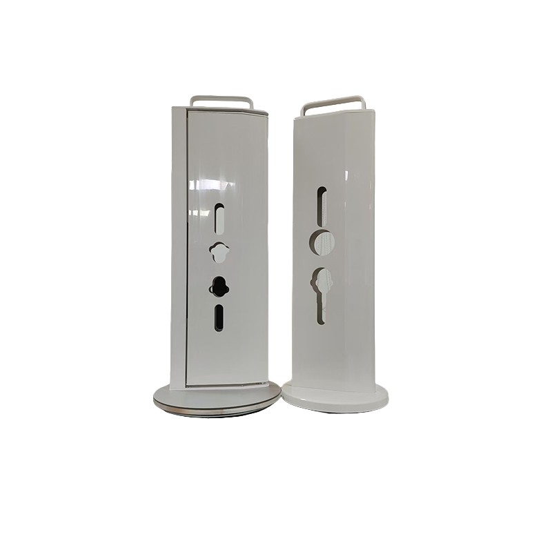 Minimalist-Style Plastic Door Lock Display Stand