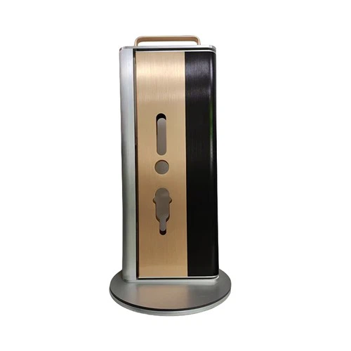 Black Gold Door Lock Display Stand